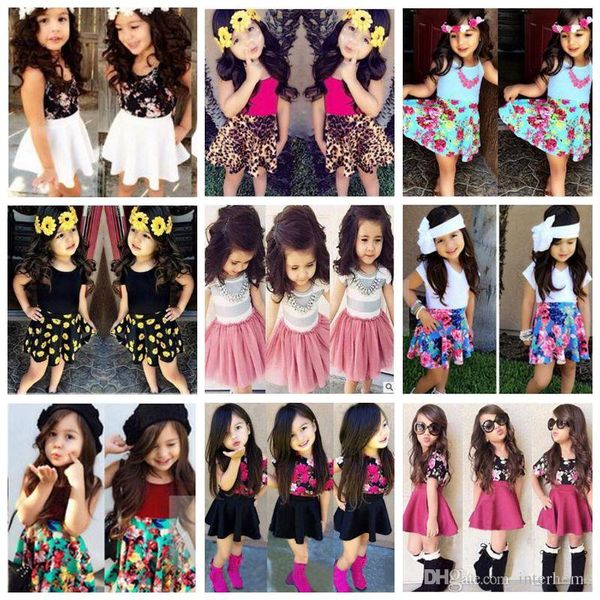baby floral clothing sets girls summer t-shirt skirts fashion tutu dress shirts outfits flower +stripe skirts two-piece clothes b1851, White
baby floral clothing sets girls summer t-shirt skirts fashion tutu dress shirts outfits flower +stripe skirts two-piece clothes b1851, White