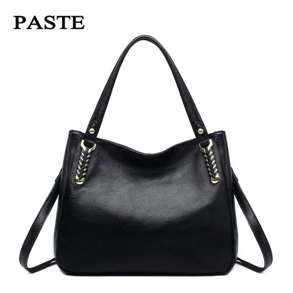 

wholesale- women patent leather handbag genuine leather women messenger bags classical hobos shoulder bag female hand bags sac a main borse