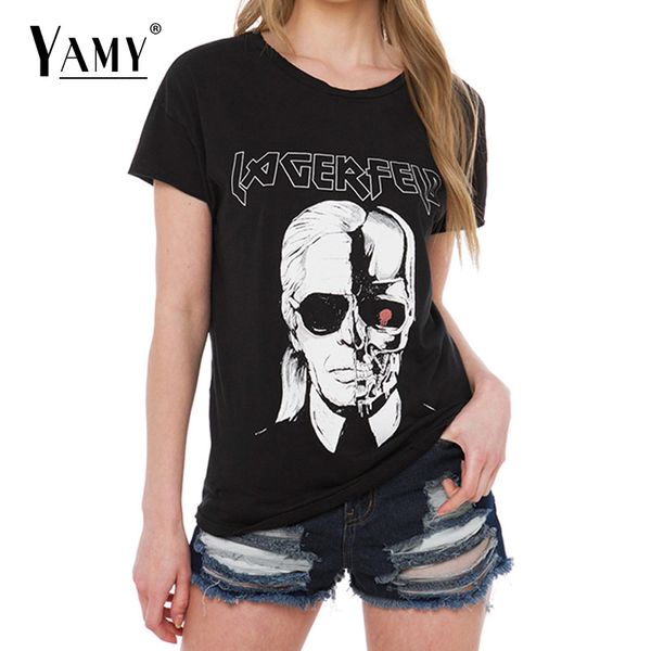 wholesale-summer t shirt women skull printed karl black punk rock short sleeve o-neck casual t-shirts women tees 2016 new, White
wholesale-summer t shirt women skull printed karl black punk rock short sleeve o-neck casual t-shirts women tees 2016 new, White