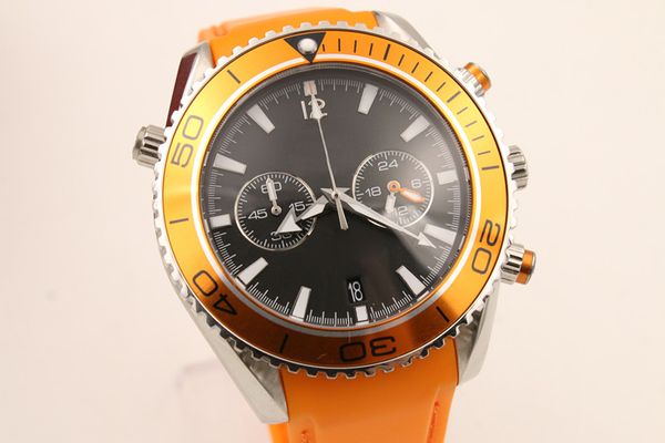 2017 new luxury fashion brand sea series orange natural rubber strap black dial quartz chronograph diving sports master men watch, Slivery;brown
2017 new luxury fashion brand sea series orange natural rubber strap black dial quartz chronograph diving sports master men watch, Slivery;brown