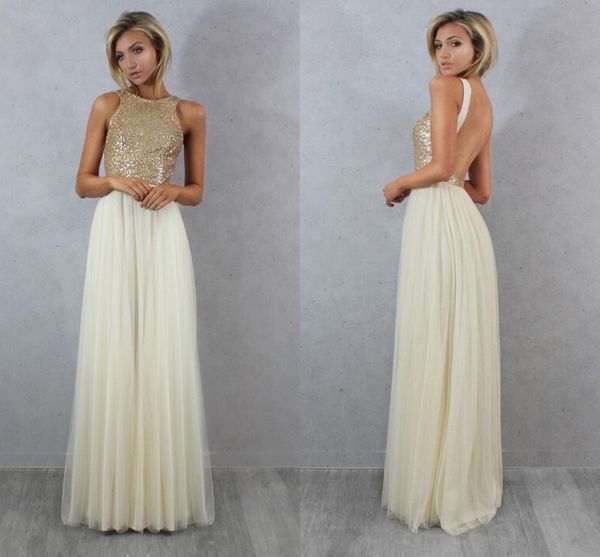 charmming chiffon tulle with champagne gold sequin backless bridesmaid dresses formal prom dress 2017 long special occasion dresses, White;pink
charmming chiffon tulle with champagne gold sequin backless bridesmaid dresses formal prom dress 2017 long special occasion dresses, White;pink