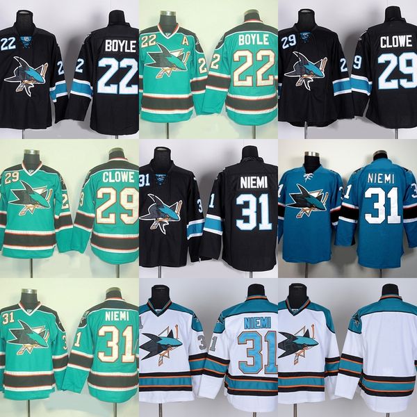 factory outlet men's san jose sharks #22 boyle #29 clowe #31 niemi #blank black green white new ice hockey jersey ing, Black;red
factory outlet men's san jose sharks #22 boyle #29 clowe #31 niemi #blank black green white new ice hockey jersey ing, Black;red
