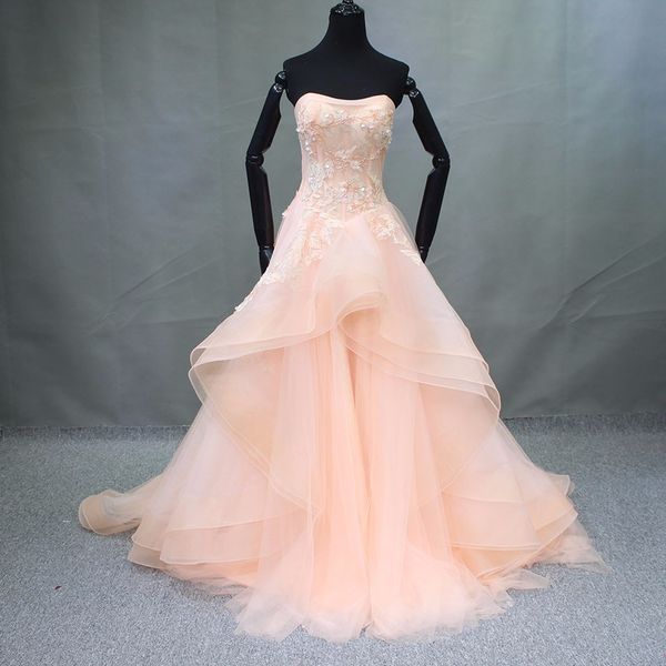 sweetheart sleeveless backless lace print beaded a-line wedding dress graceful court train appliques bridal gown lace up wedding gowns, White
sweetheart sleeveless backless lace print beaded a-line wedding dress graceful court train appliques bridal gown lace up wedding gowns, White