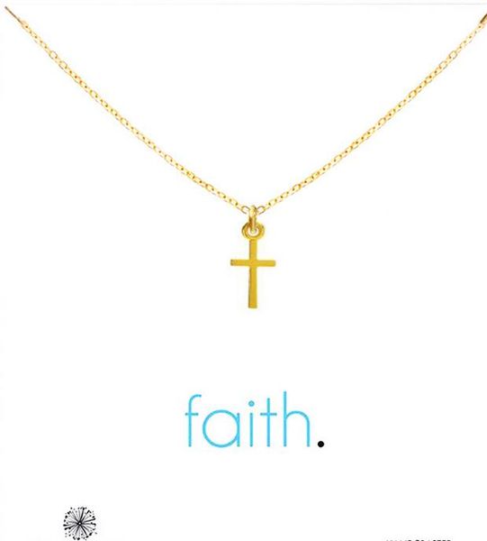with card cute necklace with little silver and gold color corss pendant (faith), noble and delicate
with card cute necklace with little silver and gold color corss pendant (faith), noble and delicate