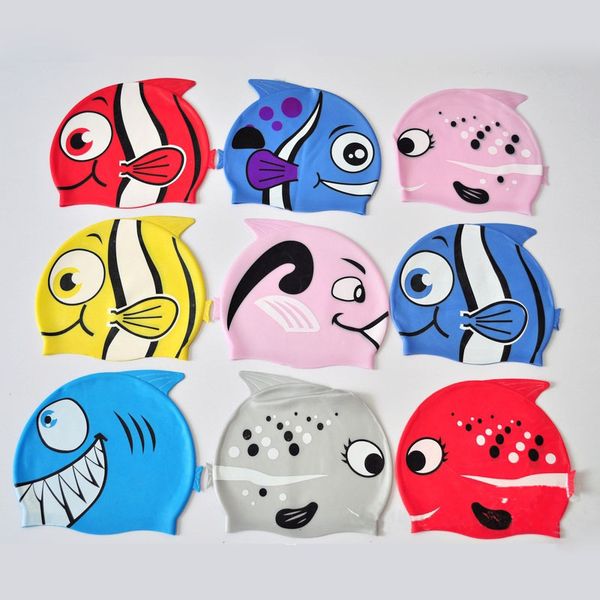 wholesale- lovely children cartoon swimming cap silicon diving waterproof protect ear fish shape swimming caps 14 models
wholesale- lovely children cartoon swimming cap silicon diving waterproof protect ear fish shape swimming caps 14 models