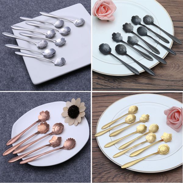 8pcs/set flower shape stainless steel tea coffee spoon teaspoons ice cream sugar flatware sliver gold tableware kitchen tools
8pcs/set flower shape stainless steel tea coffee spoon teaspoons ice cream sugar flatware sliver gold tableware kitchen tools
