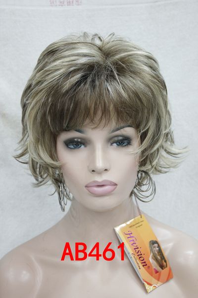 Free shipping!Hivision Super fashion charming wig Beautiful Curly brown mix wavy flip ends lady' synthetic short wig
Free shipping!Hivision Super fashion charming wig Beautiful Curly brown mix wavy flip ends lady' synthetic short wig
