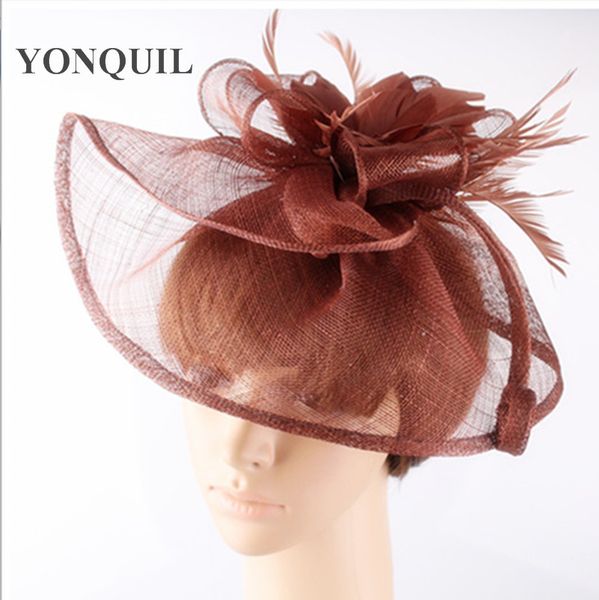 fascinating 17 colors available sinamay fascinator feather adorn hat women wedding headpiece party headwear show hat of1544, Slivery;golden
fascinating 17 colors available sinamay fascinator feather adorn hat women wedding headpiece party headwear show hat of1544, Slivery;golden