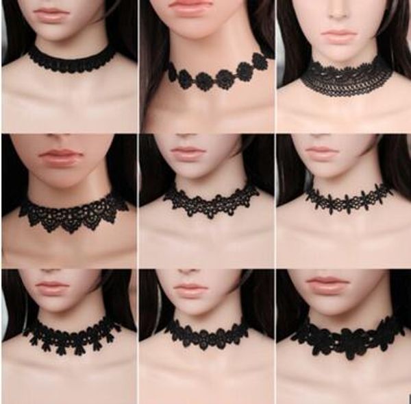 new mixed chokers necklaces for women harajuku retro velvet necklaces punk black lace collar necklaces ing, Golden;silver
new mixed chokers necklaces for women harajuku retro velvet necklaces punk black lace collar necklaces ing, Golden;silver
