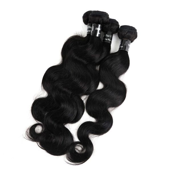 brazilian hair virgin human hair weaves body wave wefts 8-34inch unprocessed peruvian malaysian indian dyeable human hair extensions, Black
brazilian hair virgin human hair weaves body wave wefts 8-34inch unprocessed peruvian malaysian indian dyeable human hair extensions, Black