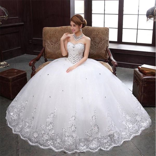 brand new glamorous wedding dresses luxury beading princess ball gown formal dress white/ivory sweetheart elegant bridal gown
brand new glamorous wedding dresses luxury beading princess ball gown formal dress white/ivory sweetheart elegant bridal gown