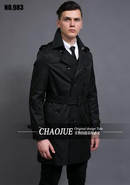 new men's spring and autumn fashion boutique business casual cultivate one's morality spell leather trench coat / s-6xl, Black
new men's spring and autumn fashion boutique business casual cultivate one's morality spell leather trench coat / s-6xl, Black