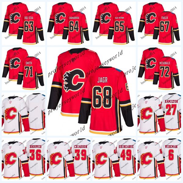 Calgary Flames Jerseys Mens' 2017-2018 Season 68 Jaromir Jagr 61 Brett Kulak 62 Austin Carroll 63 Adam Ruzicka Hockey Jerseys
Calgary Flames Jerseys Mens' 2017-2018 Season 68 Jaromir Jagr 61 Brett Kulak 62 Austin Carroll 63 Adam Ruzicka Hockey Jerseys
