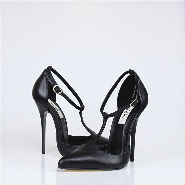 13cm heel height almond shaped toes genuine leather stiletto heel pumps party shoes no.h-2, Black
13cm heel height almond shaped toes genuine leather stiletto heel pumps party shoes no.h-2, Black