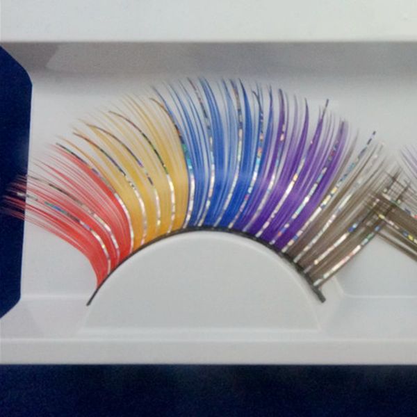 exaggerated color false eyelashes colorful catwalk masquerade silver thread fake eyelashes handmade cotton stems fashion lashes
exaggerated color false eyelashes colorful catwalk masquerade silver thread fake eyelashes handmade cotton stems fashion lashes