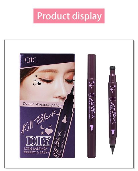 double eyeliner pen make up waterproof sweatproof liquid eyeliner china brand makeup for eye 4 color chooes
double eyeliner pen make up waterproof sweatproof liquid eyeliner china brand makeup for eye 4 color chooes