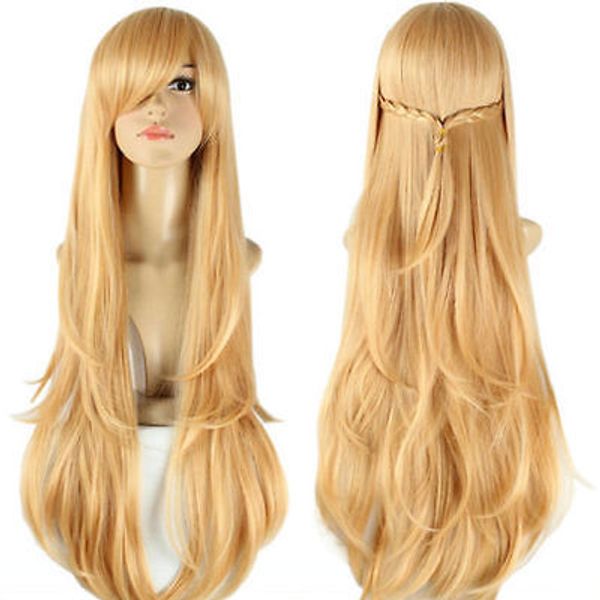 gt;>>womens long curly wavy hair full wigs cosplay party anime wig blonde color, Black;brown
gt;>>womens long curly wavy hair full wigs cosplay party anime wig blonde color, Black;brown