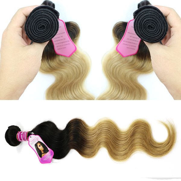 brazilian virgin hair ombre t 1b/27 body wave unprocessed human hair extensions weave 3 or 4 bundles, Black
brazilian virgin hair ombre t 1b/27 body wave unprocessed human hair extensions weave 3 or 4 bundles, Black