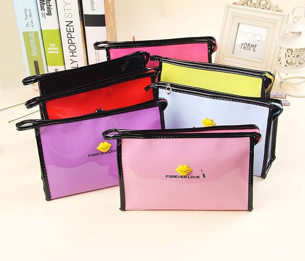 100pcs 8colors 23.5*8*15.5cm lip waterproof cosmetic bags womens daily transparent travel makeup case toiletry wash pouch
100pcs 8colors 23.5*8*15.5cm lip waterproof cosmetic bags womens daily transparent travel makeup case toiletry wash pouch