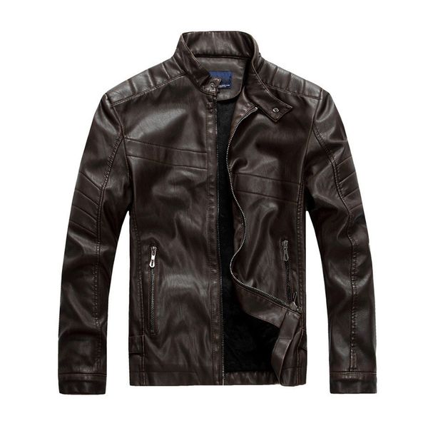 wholesale- slim fit man pu lether jackets masculinas inverno couro jacket jaquetas de couro men's winter warm fleece leather jacket m-x, Black;brown
wholesale- slim fit man pu lether jackets masculinas inverno couro jacket jaquetas de couro men's winter warm fleece leather jacket m-x, Black;brown