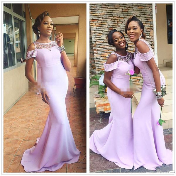 2017 new elegant satin jewel neck mermaid long bridesmaid dresses beaded stones floor length party prom evening dresses african custom made, Blue;red
2017 new elegant satin jewel neck mermaid long bridesmaid dresses beaded stones floor length party prom evening dresses african custom made, Blue;red