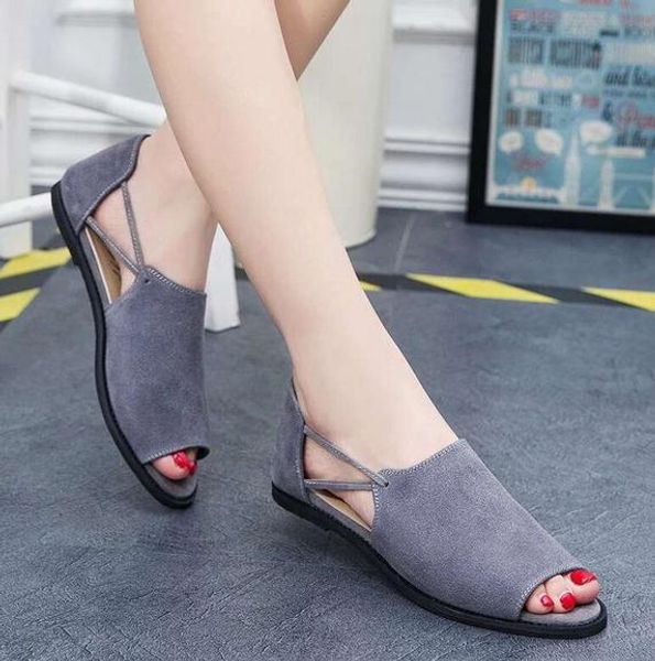 summer new low-heeled flat-bottomed women's sandals non-slip sandals, Black 
summer new low-heeled flat-bottomed women's sandals non-slip sandals, Black