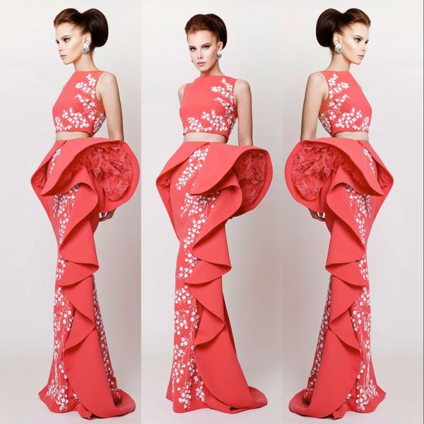azzi&osta two-piece evening dresses jewel neck floral applique ruched evening gowns fashion party gown stylish mermaid long prom dress, Black
azzi&osta two-piece evening dresses jewel neck floral applique ruched evening gowns fashion party gown stylish mermaid long prom dress, Black