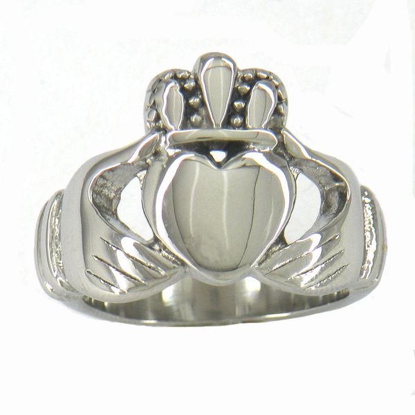 fanssteel 11w28 stainless steel jewelry infinity love heart ring princess crown claddagh friendship ring celtic ring gift for sisters, Silver
fanssteel 11w28 stainless steel jewelry infinity love heart ring princess crown claddagh friendship ring celtic ring gift for sisters, Silver