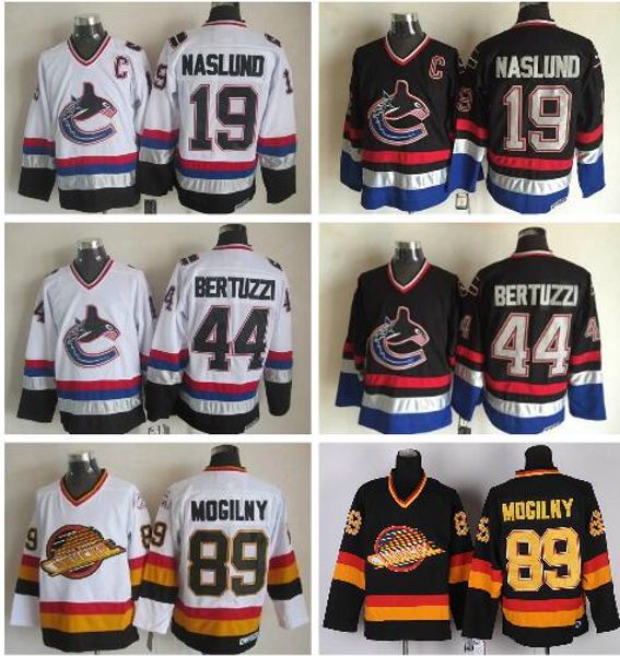 vancouver canucks #89 alexander mogiln 44 todd bertuzzi 19 markus naslund classic ccm vintage classic black white jersey, Black;red
vancouver canucks #89 alexander mogiln 44 todd bertuzzi 19 markus naslund classic ccm vintage classic black white jersey, Black;red