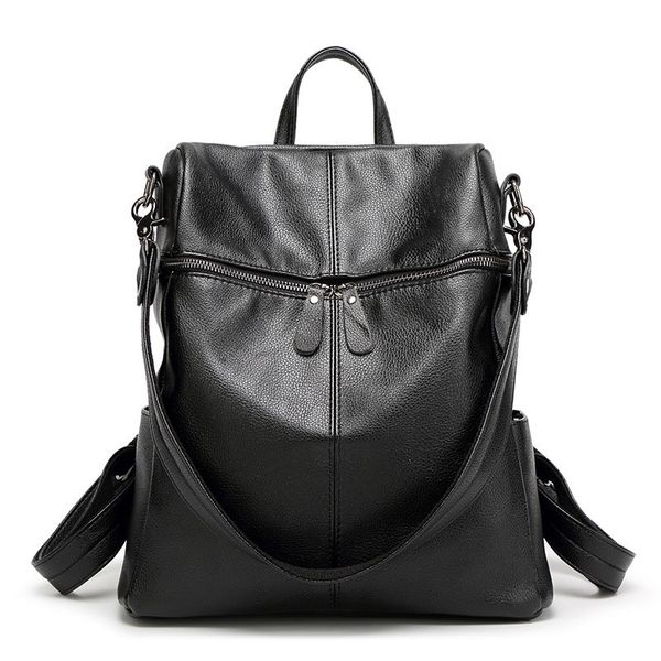 wholesale- 2016 korean style women backpack leather black shoulder bag big size school back bags for teenager girls lady's lapbackpack
wholesale- 2016 korean style women backpack leather black shoulder bag big size school back bags for teenager girls lady's lapbackpack