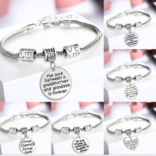 fashion jewelry letters quotes heart charm bracelets bangles for women personalized family mom crystal pendants, Golden;silver
fashion jewelry letters quotes heart charm bracelets bangles for women personalized family mom crystal pendants, Golden;silver