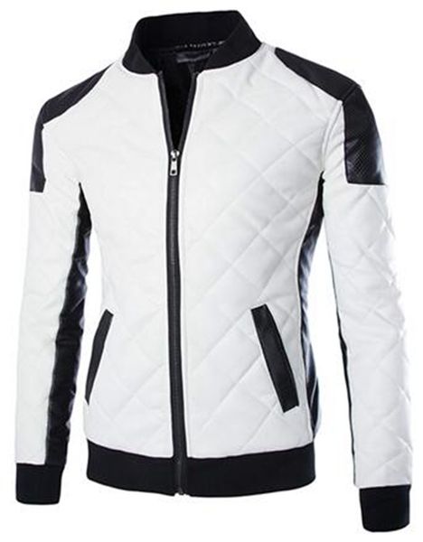 men's winter fashion in europe and america the new collar bigger sizes of cultivate one's morality locomotive leather jacket / m-5, Black
men's winter fashion in europe and america the new collar bigger sizes of cultivate one's morality locomotive leather jacket / m-5, Black