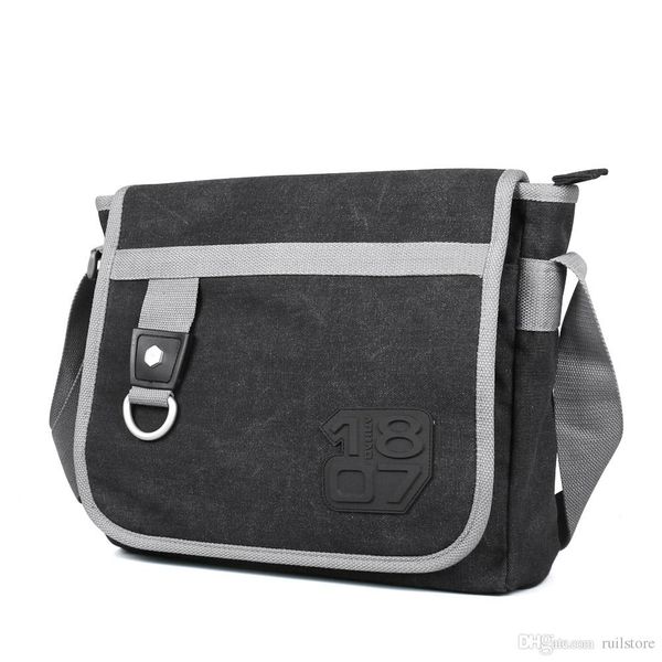 2017 new man crossbody bags messenger retro canvas bag 2017 leisure tooling versatile casual package european american style