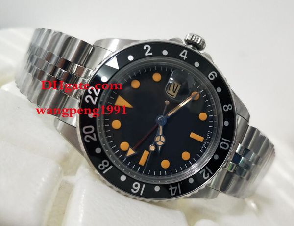 men watch 40mm vintage 1675 red gmt sapphire glass asia 2813 movement mechanical automatic mens watch watches, Slivery;brown
men watch 40mm vintage 1675 red gmt sapphire glass asia 2813 movement mechanical automatic mens watch watches, Slivery;brown