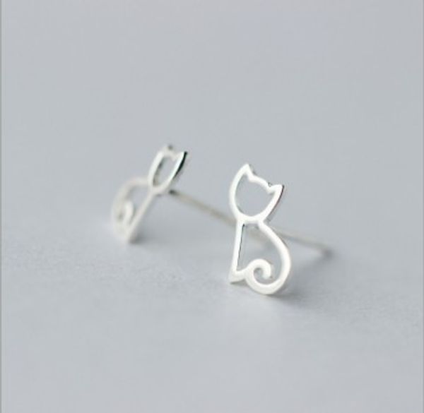 cute cat stud earrings s925 silver sterling stud earrings gifts for girls /ladies ear studs, Golden;silver
cute cat stud earrings s925 silver sterling stud earrings gifts for girls /ladies ear studs, Golden;silver