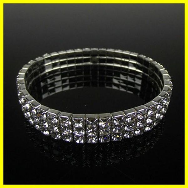 Free Ship 15006 3 Row Stretch Bangle Silver Rhinestones Cute Prom Homecoming Wedding Party Evening Jewelry Bracelet Bridal Accessories 15006
Free Ship 15006 3 Row Stretch Bangle Silver Rhinestones Cute Prom Homecoming Wedding Party Evening Jewelry Bracelet Bridal Accessories 15006
