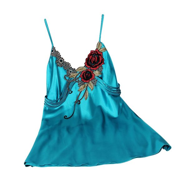 wholesale- women silk nightdress spaghetti strap embroidery spaghetti strap nightgown solid color sleepwear quality faux silk lounge, Black;red
wholesale- women silk nightdress spaghetti strap embroidery spaghetti strap nightgown solid color sleepwear quality faux silk lounge, Black;red