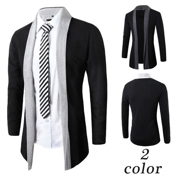 wholesale men no button cardigan hit color thin hoodies casual man sweatshirts jackets male, Black
wholesale men no button cardigan hit color thin hoodies casual man sweatshirts jackets male, Black