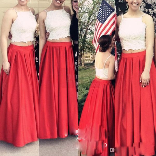 2 piece bridesmaid dresses lace spaghetti straps country bridesmaid gowns custom made plus size wedding party gowns 2018, White;pink
2 piece bridesmaid dresses lace spaghetti straps country bridesmaid gowns custom made plus size wedding party gowns 2018, White;pink