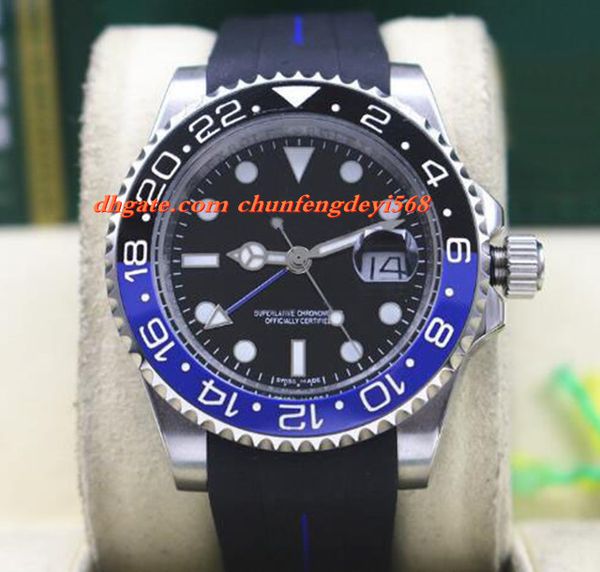 fashion luxury ii 116710 40mm ceramic bezel batman black/blue rubber bracelet automatic movement men watches new arrival, Slivery;brown
fashion luxury ii 116710 40mm ceramic bezel batman black/blue rubber bracelet automatic movement men watches new arrival, Slivery;brown