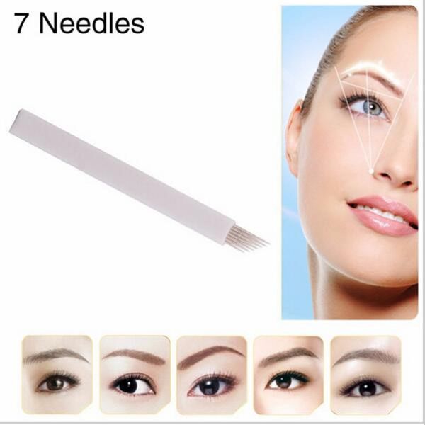 50 pcs 7 needle eyebrow tattoo blades for 3d embroidery manual microblading pen permanent makeup
50 pcs 7 needle eyebrow tattoo blades for 3d embroidery manual microblading pen permanent makeup
