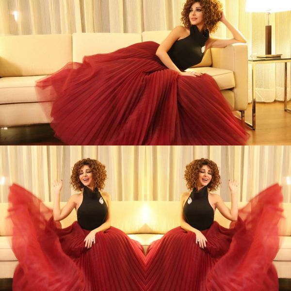 black and red halter evening gowns myriam fares backless ruffles prom dresses tulle layered runway fashion formal party dress
black and red halter evening gowns myriam fares backless ruffles prom dresses tulle layered runway fashion formal party dress
