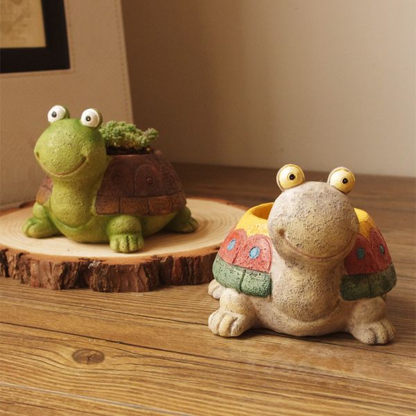 resin succulent flower pot kawaii zakka pastoral dull turtle planter micro landscape garden office home decoration flowerpot
resin succulent flower pot kawaii zakka pastoral dull turtle planter micro landscape garden office home decoration flowerpot