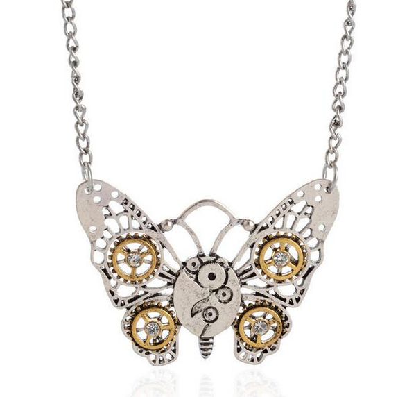 wholesale- retro jewelry steampunk experience steam punk fashion personality necklace butterfly owl honeybee heart, Silver
wholesale- retro jewelry steampunk experience steam punk fashion personality necklace butterfly owl honeybee heart, Silver