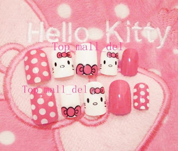 wholesale- new 24 pieces sweet hello kitty 3d diy fasion cute style plastic art fake false sticker nail tips with glue gel [n3022, Red;gold
wholesale- new 24 pieces sweet hello kitty 3d diy fasion cute style plastic art fake false sticker nail tips with glue gel [n3022, Red;gold