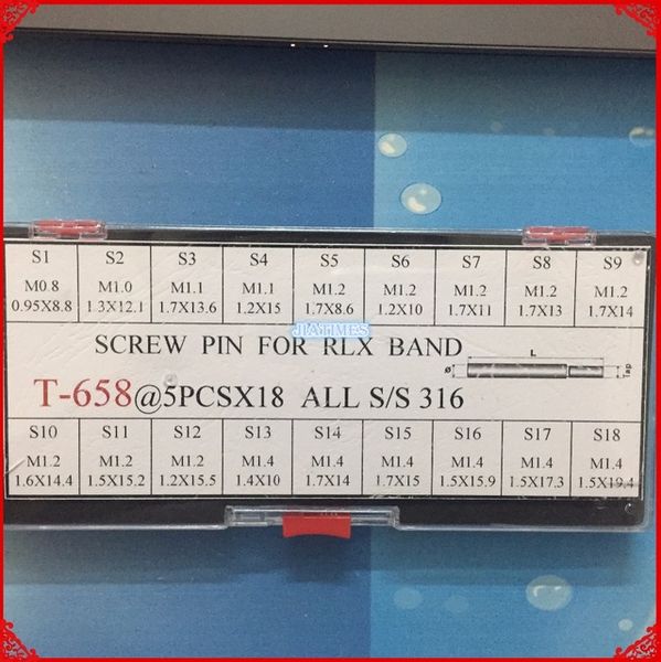wholesale- 90 screw pins links for rlx watch bands/bracelets/straps assorted sizes set for watch repair
wholesale- 90 screw pins links for rlx watch bands/bracelets/straps assorted sizes set for watch repair