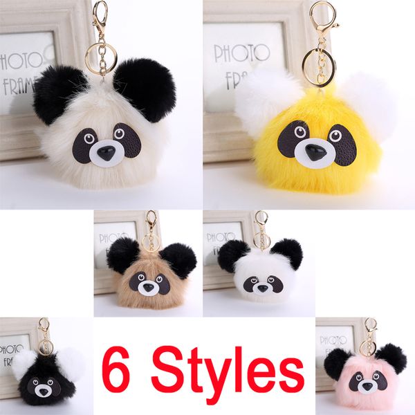 fashion plush panda doll key chain ring faux rabbit fur pompom bear bag charms keychain car bag keyring 6 styles women gift d32q, Slivery;golden
fashion plush panda doll key chain ring faux rabbit fur pompom bear bag charms keychain car bag keyring 6 styles women gift d32q, Slivery;golden