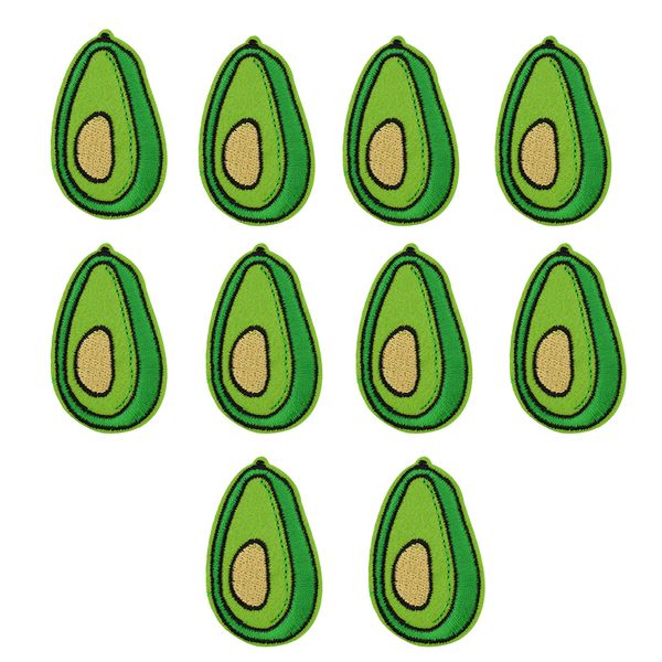 10 pcs avocado patches badge for clothing iron embroidered patch applique iron sew on patches sewing accessories for diy clothes, Black
10 pcs avocado patches badge for clothing iron embroidered patch applique iron sew on patches sewing accessories for diy clothes, Black