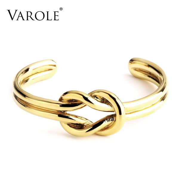 varole simple knotted summer bangles cuff bracelet for women jewelry rose/gold color 100% copper metal bangle pulseiras mujer
varole simple knotted summer bangles cuff bracelet for women jewelry rose/gold color 100% copper metal bangle pulseiras mujer