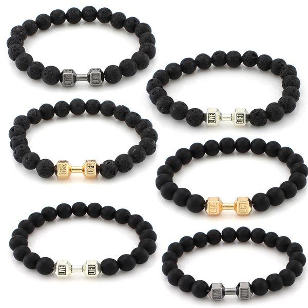 natural onyx gemstone bracelet bead fitness barbell dumbbell beaded balancing gym yoga bracelet 9 styles seller preferred b337s, Golden;silver
natural onyx gemstone bracelet bead fitness barbell dumbbell beaded balancing gym yoga bracelet 9 styles seller preferred b337s, Golden;silver